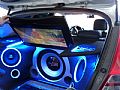 Hyundai i30 - som pra fora com monitor m�vel no tamp�o