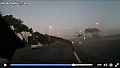 Motorista � jogado pra cima em acidente com convers�vel